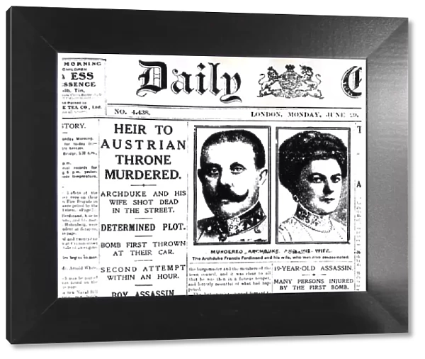 Daily Chronicle, Archduke Franz Ferdinand and his wife