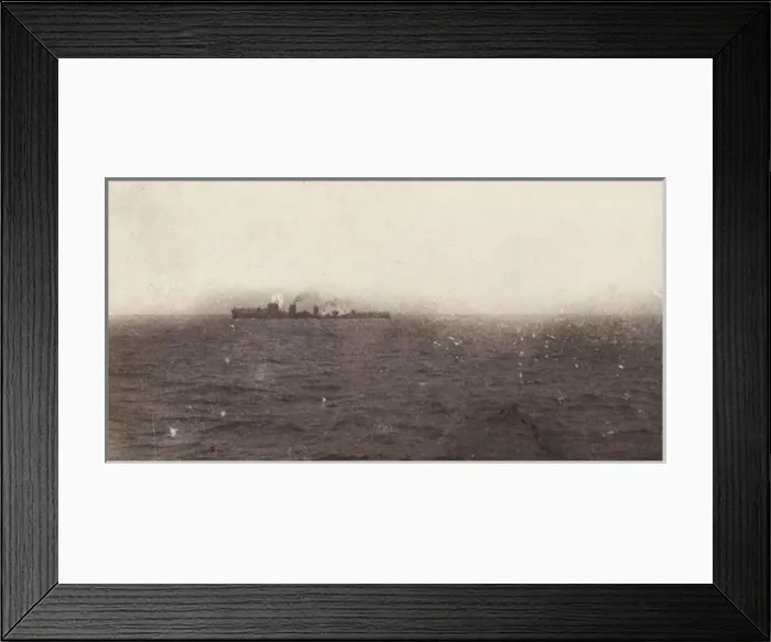 Framed Print : Scene during the Battle of Dogger Bank, WW1 Framed Print : Scene during the Battle of Dogger Bank, WW1