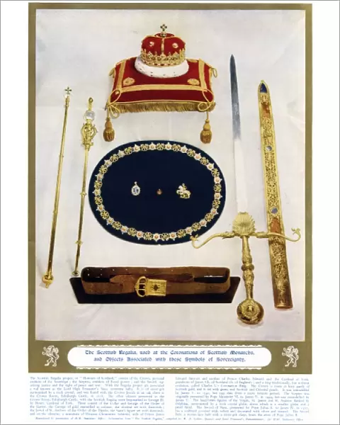 The Scottish regalia for coronations of Scottish Monarchs