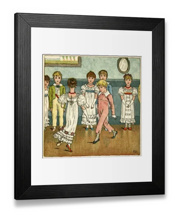 Framed Print : Children dancing at a party Framed Print : Children dancing at a party