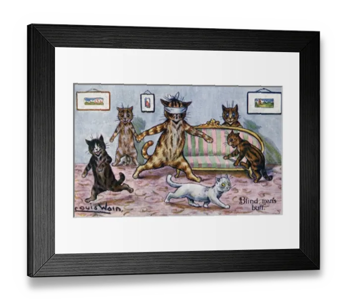 Framed Print : Blind Mans Buff Framed Print : Blind Mans Buff