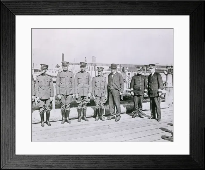 Framed Print : US Navy NC4 seaplane, transatlantic flight