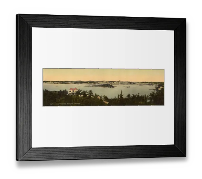 Framed Print : A View of Hamilton, Bermuda Framed Print : A View of Hamilton, Bermuda