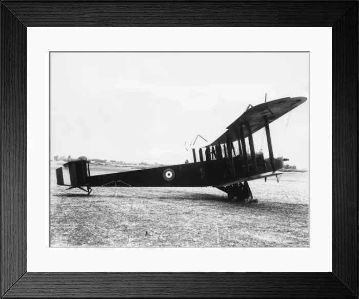 Framed Print : AFC Handley Page biplane at Haifa, Palestine, WW1 Framed Print : AFC Handley Page biplane at Haifa, Palestine, WW1
