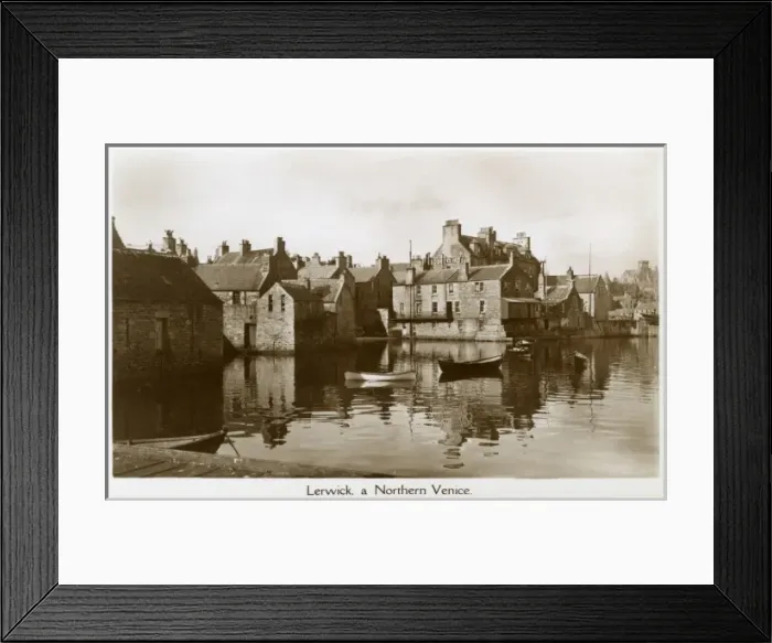 Framed Print : Shetland Islands - Lerwick Framed Print : Shetland Islands - Lerwick