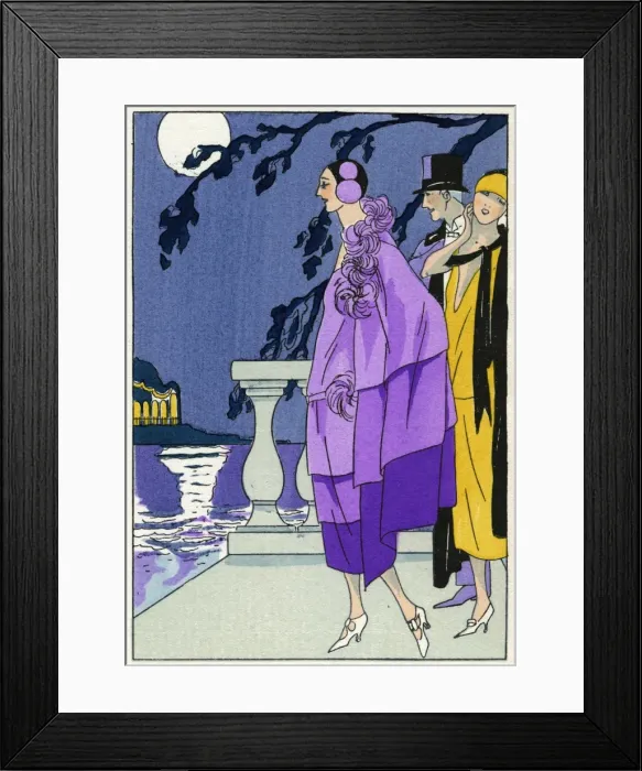 Framed Print : Lady in dress and cloak by Molyneux Framed Print : Lady in dress and cloak by Molyneux