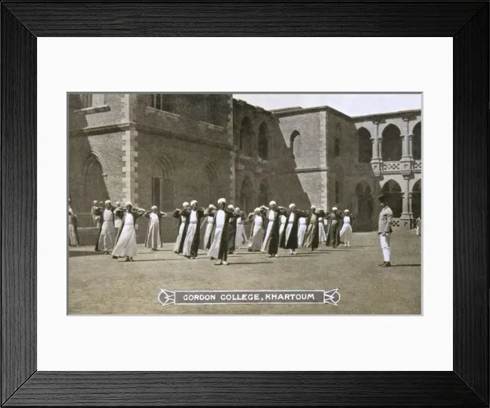 Framed Print : Sudan - PE at the Gordon College, Khartoum Framed Print : Sudan - PE at the Gordon College, Khartoum