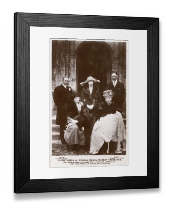 Framed Print : Christening of George, son of the princess Royal Framed Print : Christening of George, son of the princess Royal