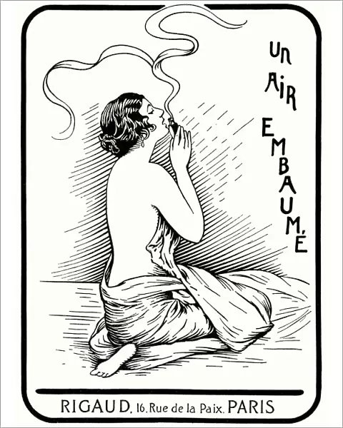 Advertisement for Rigaud perfumes