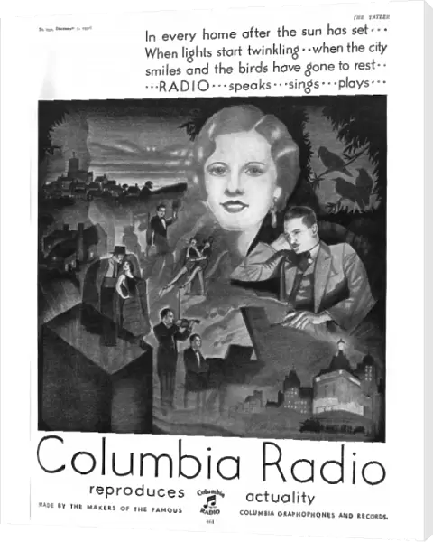 Columbia radio advertisement