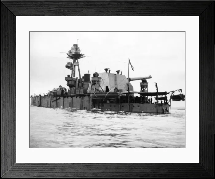 Framed Print : British monitor, Lord Clive class, WW1 Framed Print : British monitor, Lord Clive class, WW1