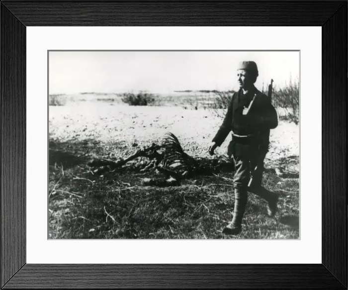 Framed Print : Young soldier in Serbia, eastern front, WW1 Framed Print : Young soldier in Serbia, eastern front, WW1