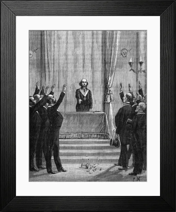 Framed Print : A meeting of the High Court Framed Print : A meeting of the High Court