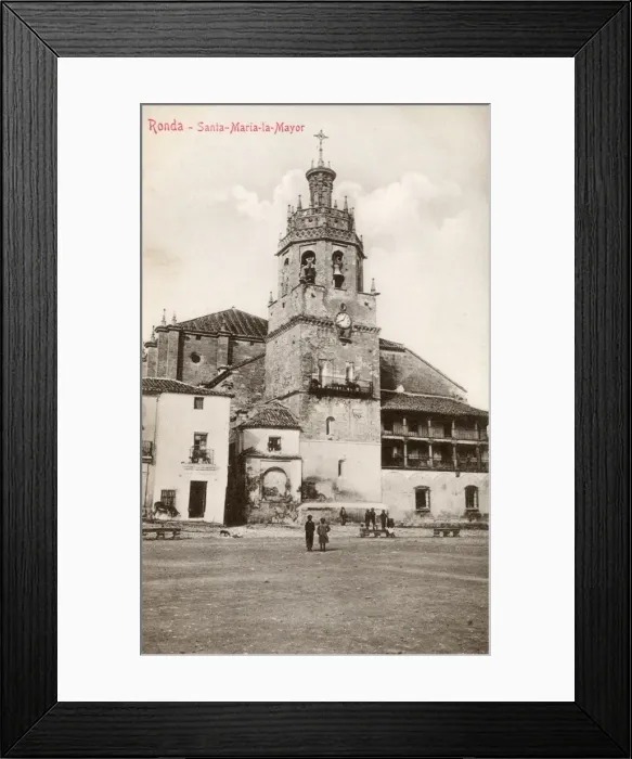 Framed Print : Ronda, Spain - Church of Santa Maria La Mayor Framed Print : Ronda, Spain - Church of Santa Maria La Mayor