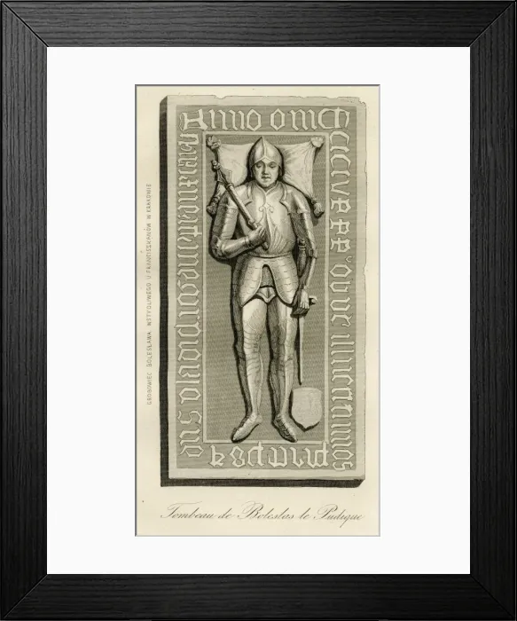 Framed Print : Tomb and effigy of Boleslas V of Poland Framed Print : Tomb and effigy of Boleslas V of Poland