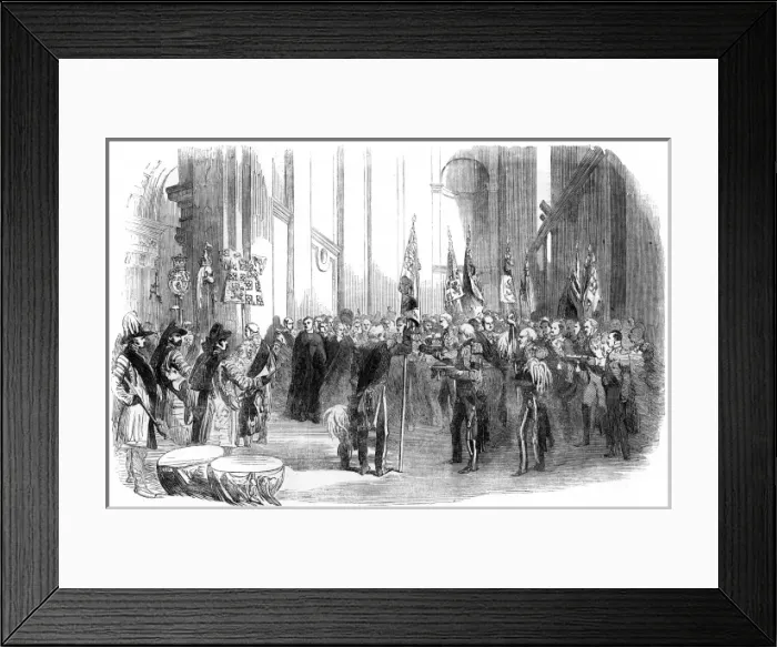 Framed Print : The funeral of the Duke of Wellington, 1852 Framed Print : The funeral of the Duke of Wellington, 1852