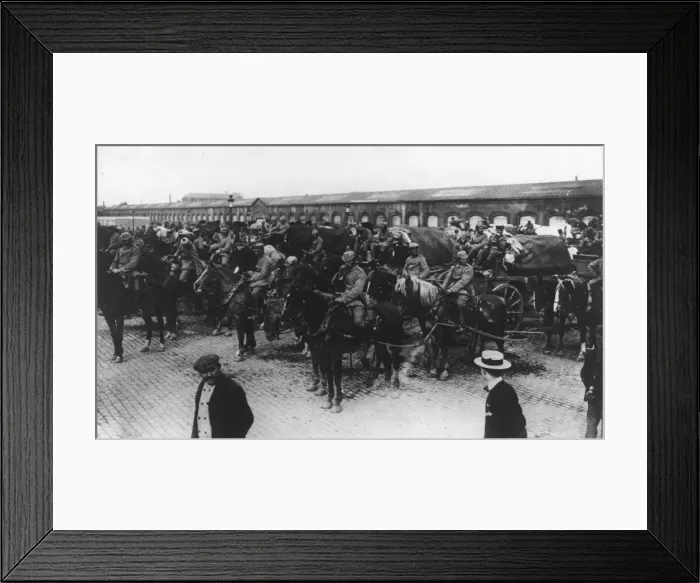 Framed Print : German occupation of Brussels, Belgium, WW1 Framed Print : German occupation of Brussels, Belgium, WW1