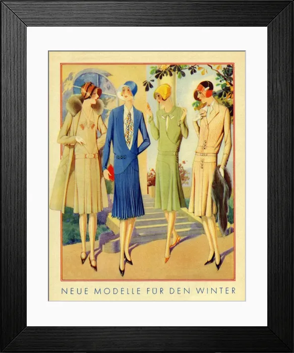 Framed Print : Winter fashions Framed Print : Winter fashions