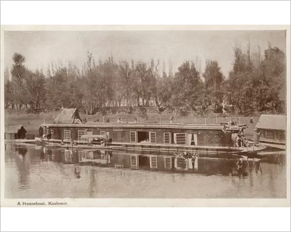 A Houseboat, Kashmir, India