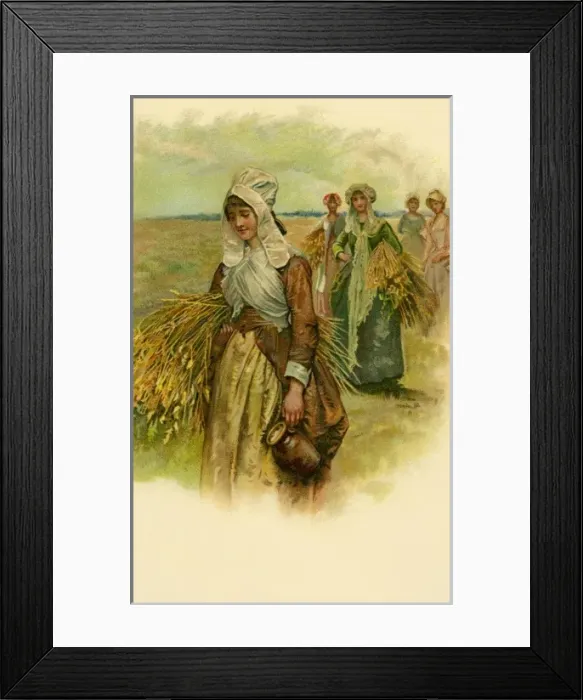 Framed Print : Women in the cornfields Framed Print : Women in the cornfields