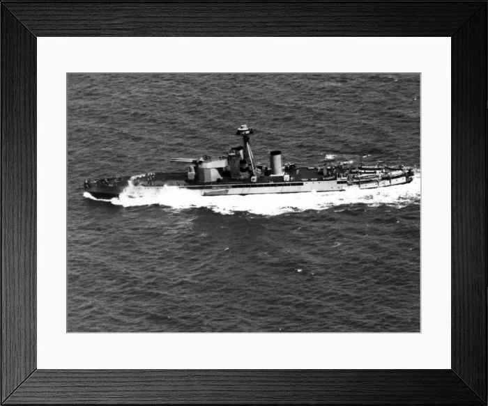 Framed Print : British monitor at sea, WW1 Framed Print : British monitor at sea, WW1