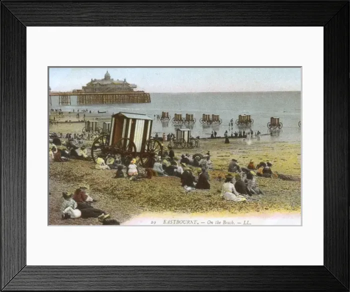 Framed Print : The Beach - Eastbourne Framed Print : The Beach - Eastbourne