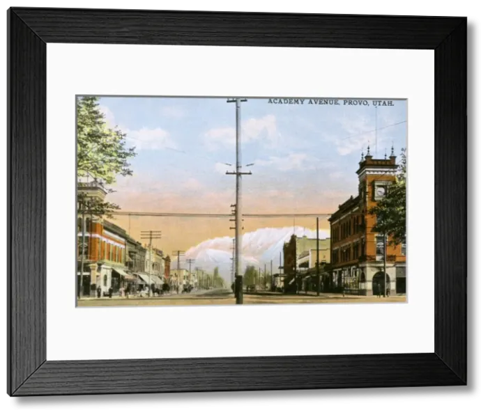 Framed Print : Academy Avenue, Provo, Utah Framed Print : Academy Avenue, Provo, Utah