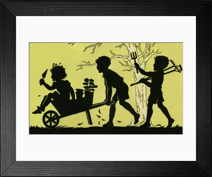 Framed Print : Helping Daddy Framed Print : Helping Daddy