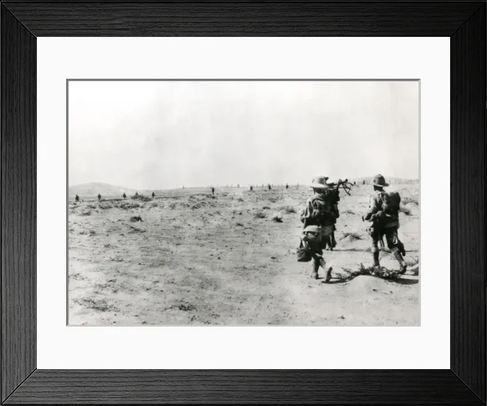 Framed Print : Dunsterforce advancing, Turkish front, WW1 Framed Print : Dunsterforce advancing, Turkish front, WW1