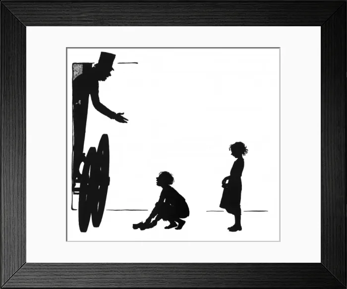 Framed Print : Dunderpate offers the squire his shoes Framed Print : Dunderpate offers the squire his shoes