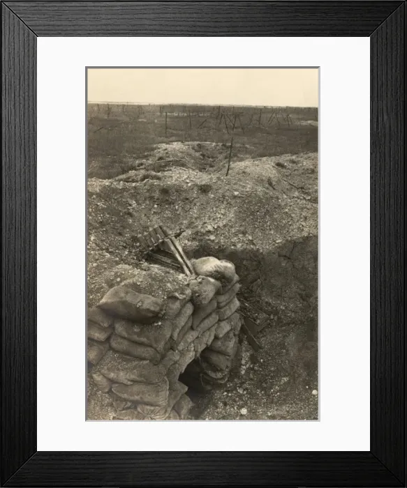 Framed Print : Dugout on the Russian Front, WW1 Framed Print : Dugout on the Russian Front, WW1