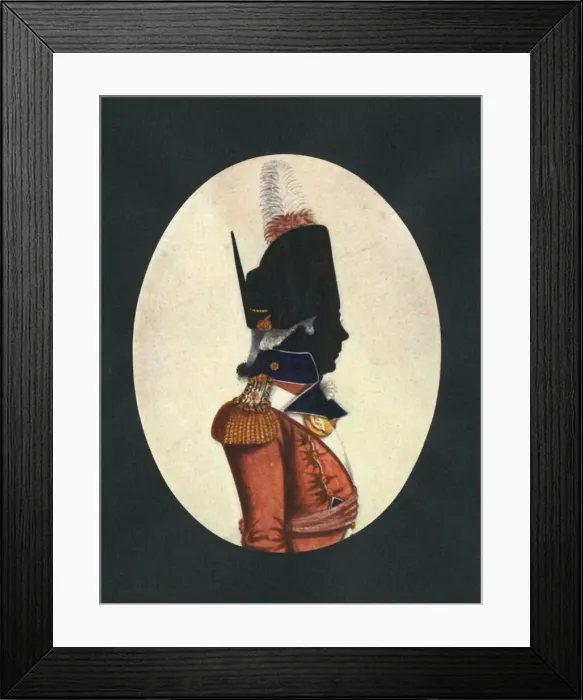 Framed Print : Portrait of a Private in an English Regiment, 18th century Framed Print : Portrait of a Private in an English Regiment, 18th century