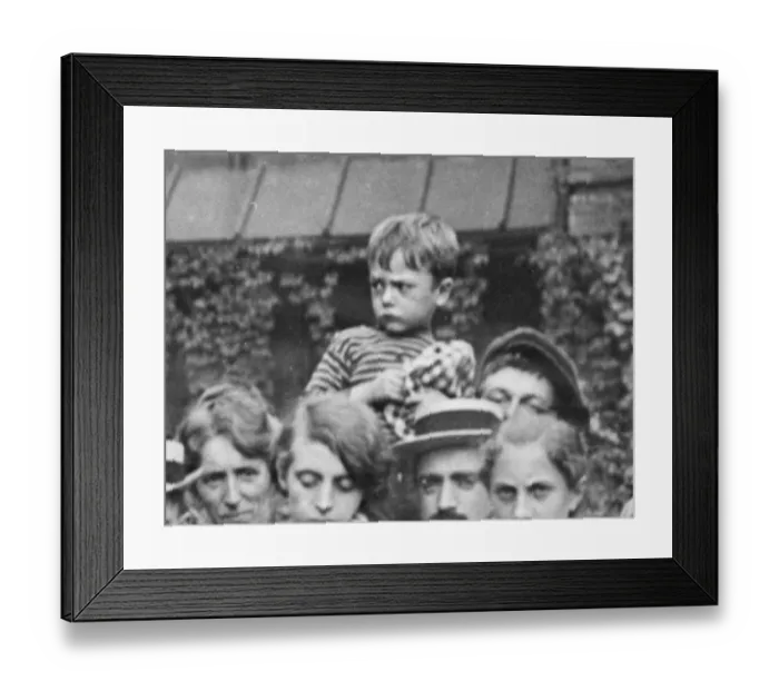 Framed Print : Belgian civilians, WW1 Framed Print : Belgian civilians, WW1