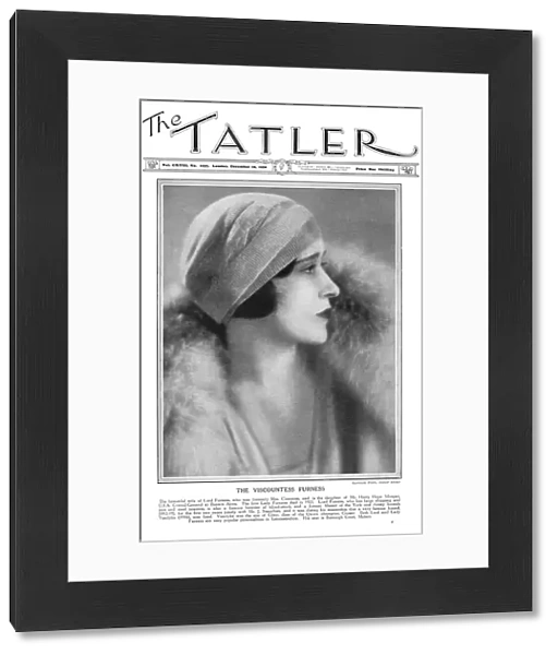 Tatler front cover featuring Viscountess Furness