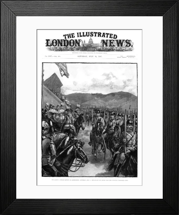 Framed Print : The Queens Jubilee review at Aldershot Framed Print : The Queens Jubilee review at Aldershot