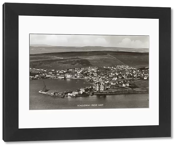 Shetland Islands - Scalloway from the East