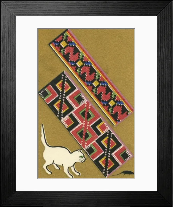 Framed Print : Russian Berlin Work Pattern Framed Print : Russian Berlin Work Pattern