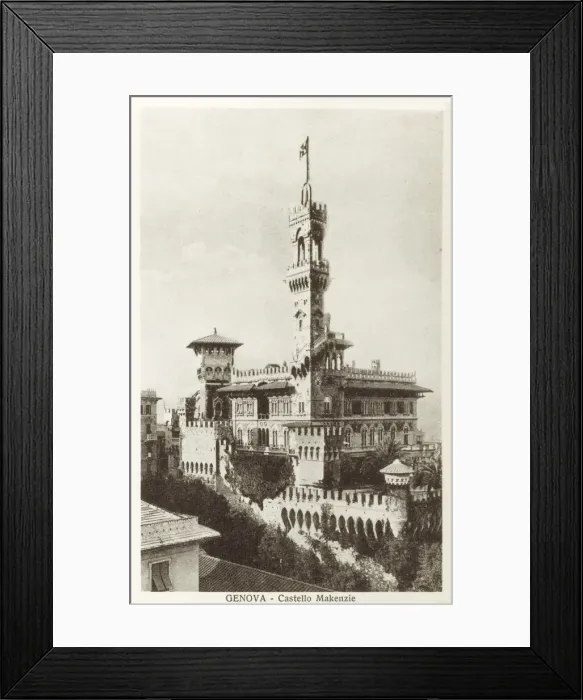 Framed Print : Italy, Genoa - Castello Makenzie Framed Print : Italy, Genoa - Castello Makenzie