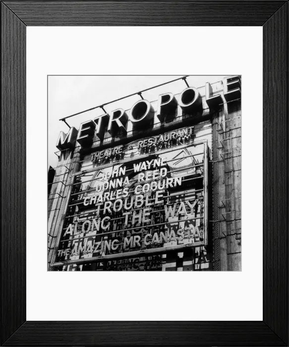 Framed Print : Metropole cinema Framed Print : Metropole cinema
