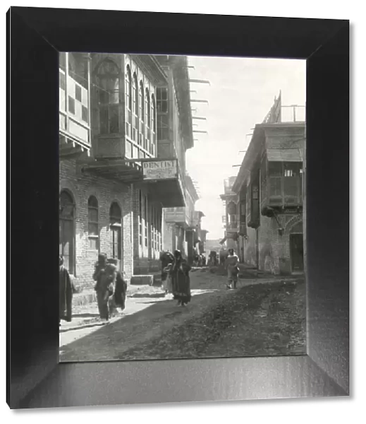 Street scene in Basra, Mesopotamia (Iraq), WW1