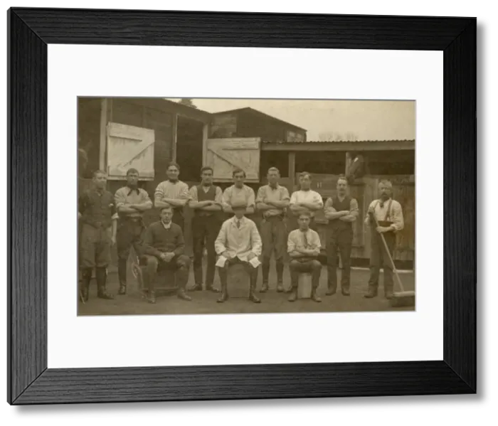 Framed Print : Unknown Racing Stables, England Framed Print : Unknown Racing Stables, England