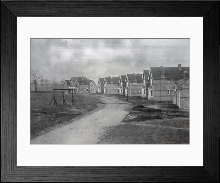 Framed Print : Bristol Cottage Homes Framed Print : Bristol Cottage Homes