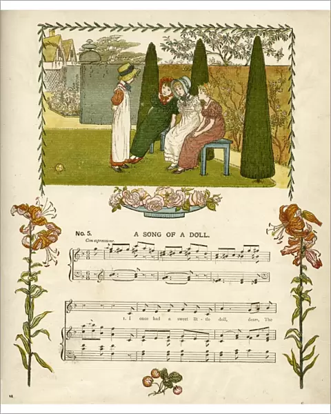 Illustration with music, A Song of a Doll