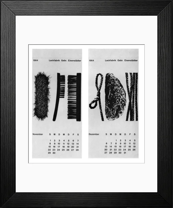 Framed Print : Part of calendar for varnish manufacturer Framed Print : Part of calendar for varnish manufacturer