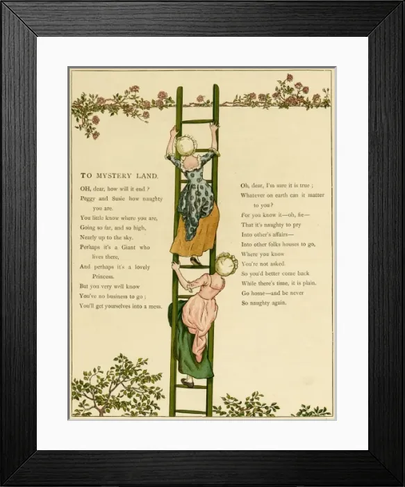 Framed Print : Illustration, To Mystery Land Framed Print : Illustration, To Mystery Land