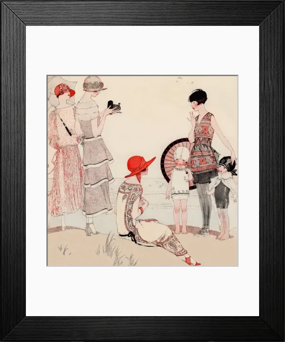 Framed Print : Fashion plate Framed Print : Fashion plate