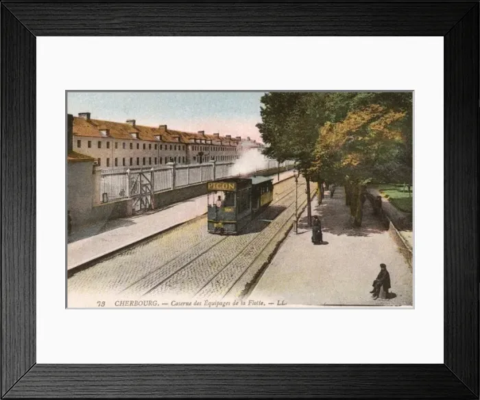 Framed Print : Cherbourg - Barracks of the crews of French Navy Framed Print : Cherbourg - Barracks of the crews of French Navy