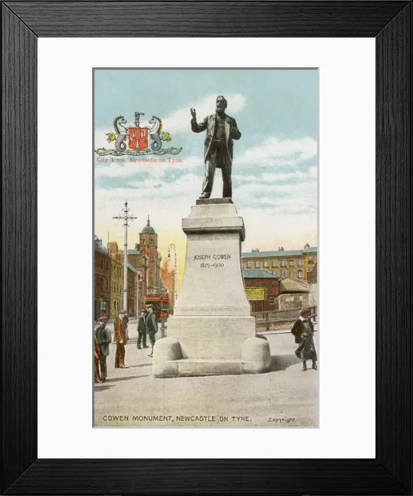 Framed Print : Joseph Cowen - Statue at Newcastle-upon-Tyne Framed Print : Joseph Cowen - Statue at Newcastle-upon-Tyne