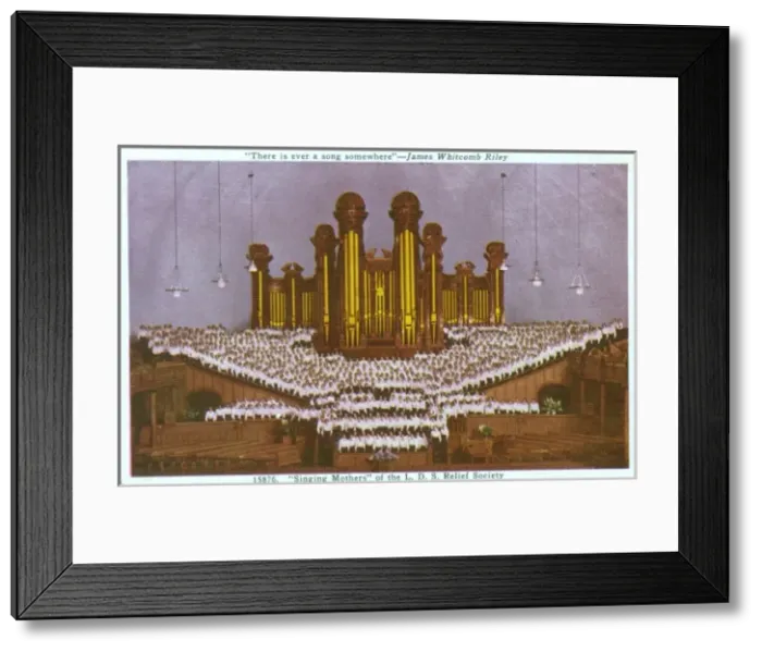 Framed Print : Singing Mothers Choir - Salt Lake Tabernacle, Utah, USA Framed Print : Singing Mothers Choir - Salt Lake Tabernacle, Utah, USA