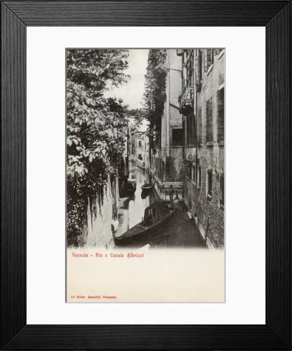 Framed Print : Venice - Albrizzi Canal - Italy Framed Print : Venice - Albrizzi Canal - Italy